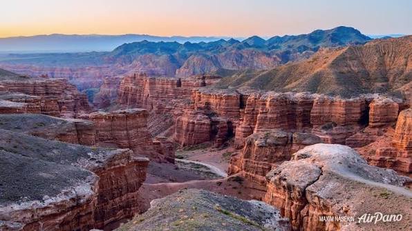 Charyn Canyon Red Rock Formations